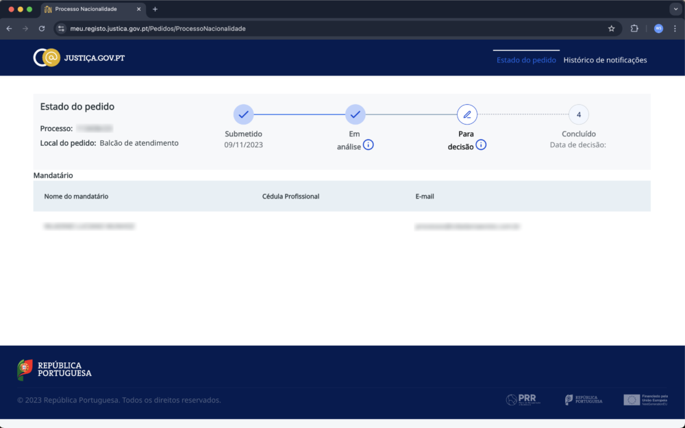 Novo portal de acompanhamento de processos de nacionalidade portuguesa