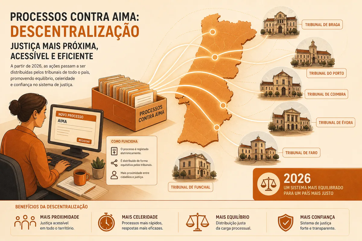 Processos contra AIMA: Descentralização em 2026