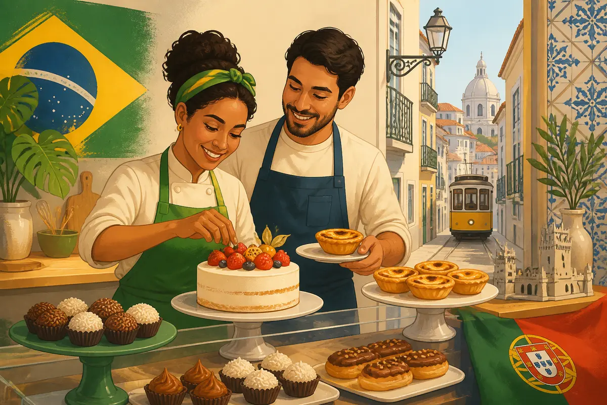 Brasileiros Empreendedores em Portugal: Confeitaria e Vistos