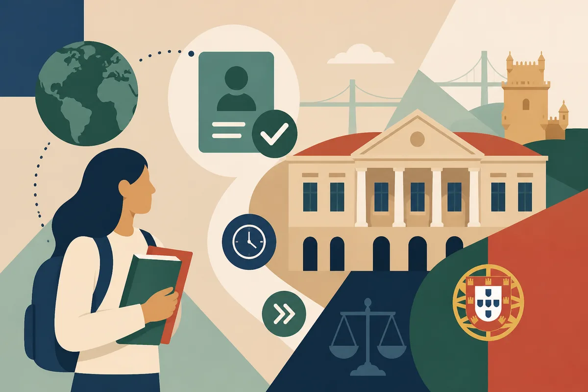 Visto Estudante Portugal AIMA Faculdade Direito: 30 Dias