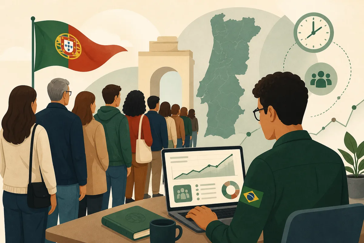 Brasileiro desenvolve ferramenta para monitorar filas de espera da nacionalidade portuguesa