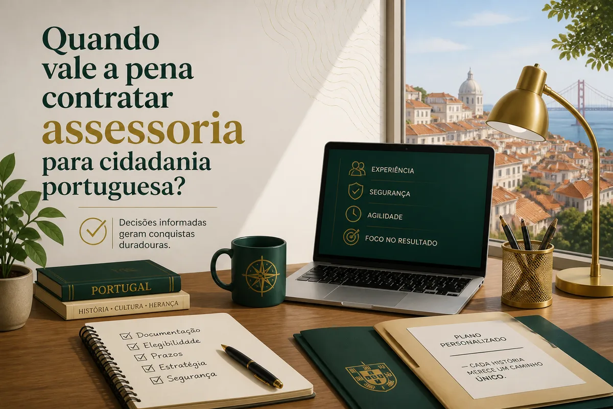 Quando vale a pena contratar assessoria para cidadania portuguesa?