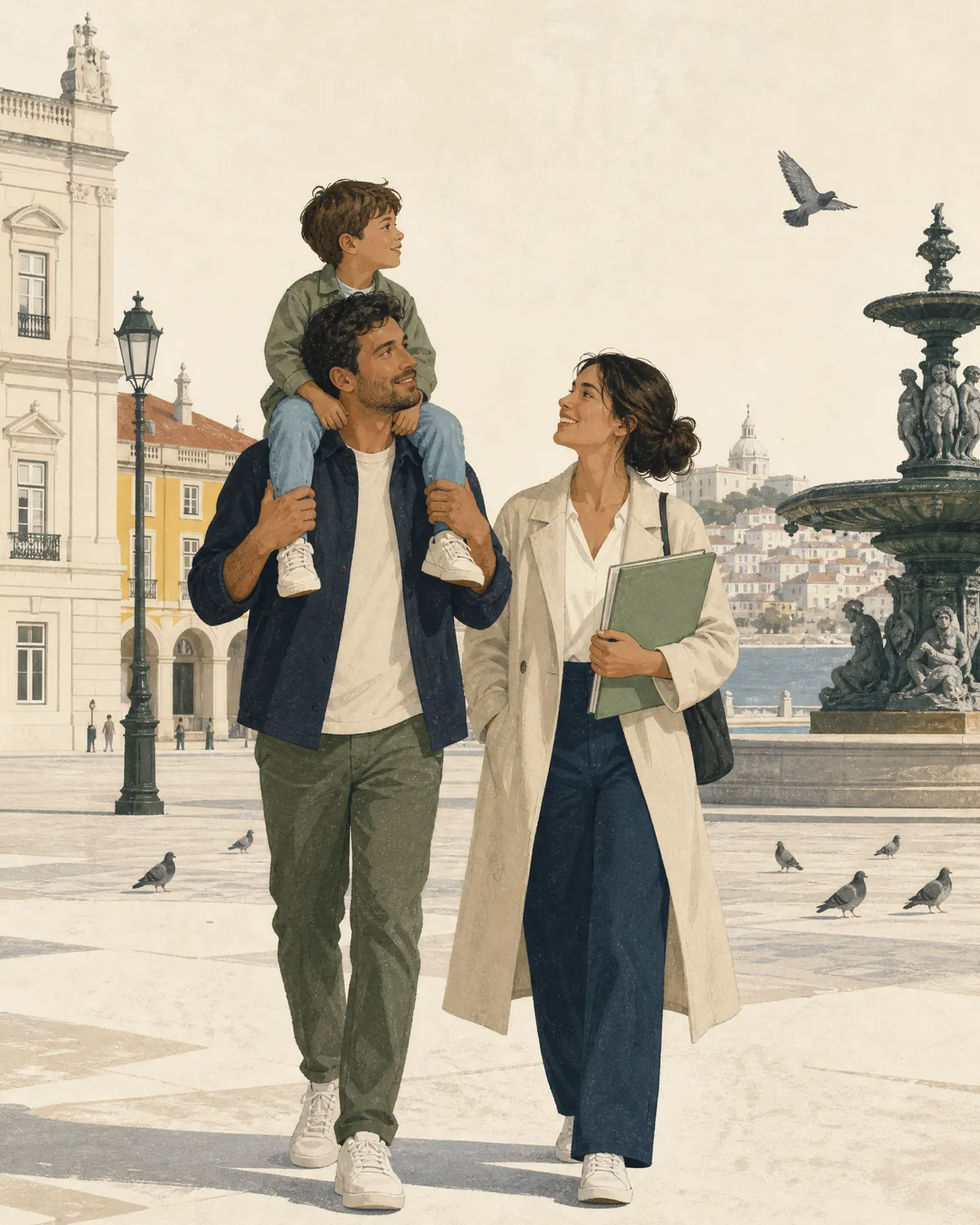 Cidadania portuguesa para filho menor de naturalizado: a família inteira portuguesa