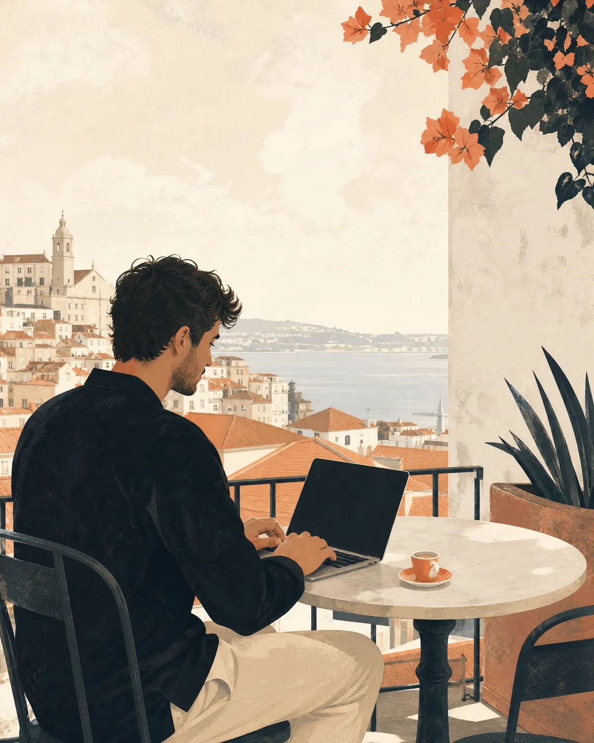 Visto de nômade digital: viva em Portugal trabalhando para o mundo